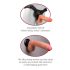 Real Feel Deluxe No.5 - Naturtrogen vibrator med pung