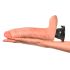 Real Feel Deluxe No.6 - Naturtrogen dildo med pung
