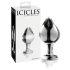 Icicles No. 25 - konisk, glas analplugg (transparent)