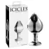 Icicles No. 25 - analplugg glas konisk transparent