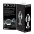 Icicles No. 25 - konisk, glas analplugg (transparent)