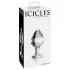 Icicles No. 25 - analplugg glas konisk transparent