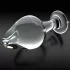 Icicles No. 25 - analplugg glas konisk transparent
