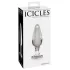Icicles No. 26 - analplugg - konisk - glas - transparent