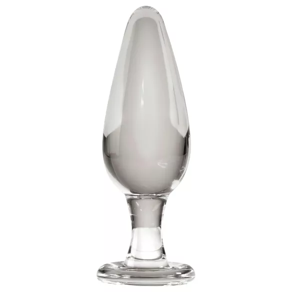 Icicles No. 26 - analplugg - konisk - glas - transparent