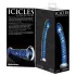 Icicles No. 29 - spiral dildo - glas - blå