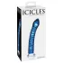 Icicles No. 29 - spiral dildo - glas - blå