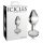 Icicles No. 44 - konisk, glasanalplugg (transparent)