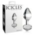 Icicles No. 44 - konisk, glasanalplugg (transparent)
