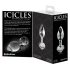 Icicles No. 44 - konisk, glasanalplugg (transparent)