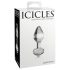 Icicles No. 44 - konisk, glasanalplugg (transparent)