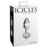 Icicles No. 44 - analplugg i glas - konisk - transparent