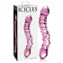 Icicles No. 55 - dubbelsidig G-punkt glasdildo - rosa