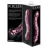 Icicles No. 55 - Dubbeländad G-punkt glasdildo (rosa)