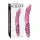 Icicles No. 57 - dubbeldildo med penisform - glas - rosa