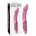 Icicles No. 57 - dubbeldildo med penisform - glas - rosa