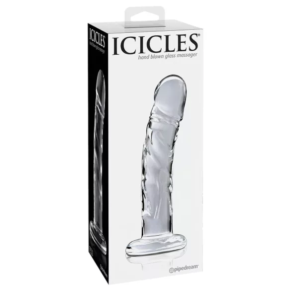 Icicles No. 62 - dildo med penisform - glas - transparent