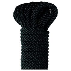 Fetish Silky Rope - bondage rep - 10 meter - svart