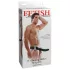 Fetish Strap-On 8 - strap-on dildo med vibration - ihålig svart