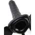 Fetish Strap-On 8 - ihålig påsättningsbar vibrator (svart)