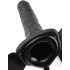 Fetish Strap-On 8 - strap-on dildo med vibration - ihålig svart
