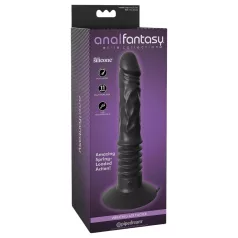   Analfantasy - analvibrator med uppladdningsbar batteri - svart