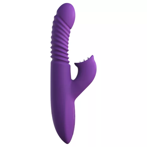 Fantasy For Her - 3‑i‑1 stötvibrator med värmefunktion (lila)