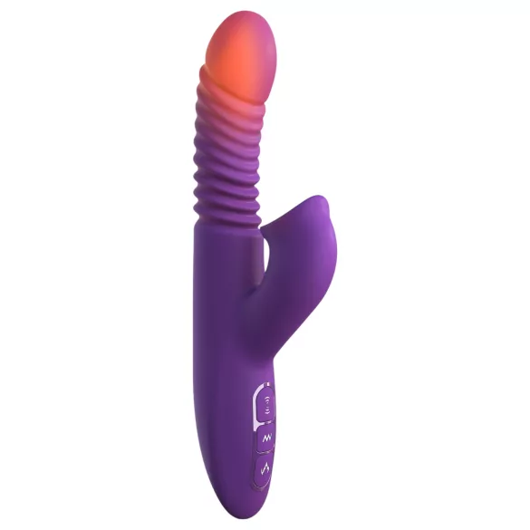 Fantasy For Her - 3‑i‑1 stötvibrator med värmefunktion (lila)