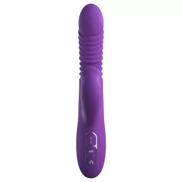 Fantasy For Her - 3‑i‑1 stötvibrator med värmefunktion (lila)