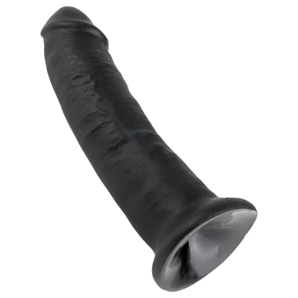 King Cock - dildo med sugkopp - svart - 23 cm