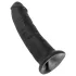 King Cock - dildo med sugkopp - svart - 23 cm