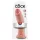King Cock - dildo med sugpropp 25cm - natur