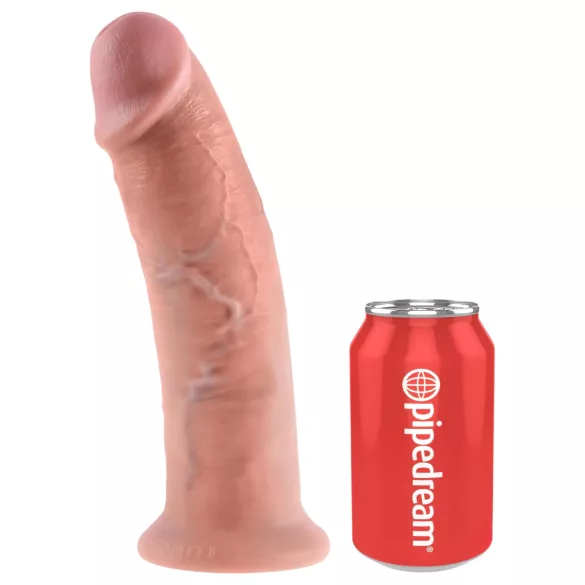 King Cock - dildo med sugpropp 25cm - natur