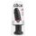 King Cock 10 - Sugproppdildo (25 cm) - svart