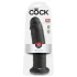 King Cock - dildo med sugkopp - 25 cm - svart