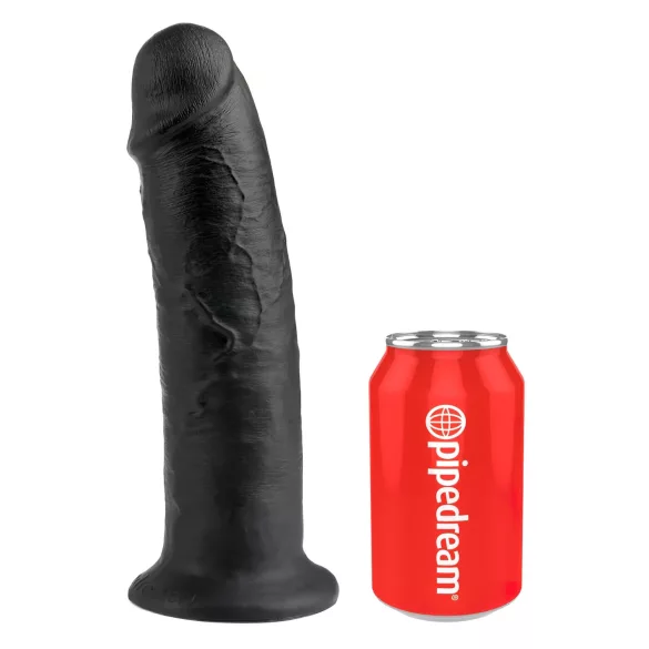 King Cock - dildo med sugkopp - 25 cm - svart