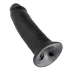King Cock - dildo med sugkopp - 25 cm - svart