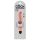 King Cock 7 Stiffy - vattentät, naturtrogen dildo (18 cm) - naturlig
