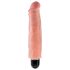 King Cock 7 Stiffy - vattentät, naturtrogen dildo (18 cm) - naturlig