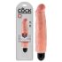 King Cock 7 Stiffy - vattentät, naturtrogen dildo (18 cm) - naturlig