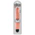 King Cock 10 Stiffy - vattentät, verklighetstrogen vibrator (25cm) - naturfärg