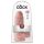 King Cock 9 Chubby - Sugpropp med testiklar dildo (23 cm) - Naturfärg