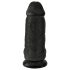 King Cock 9 Chubby sugpropp-dildo 23 cm - svart