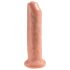 King Cock 7 - naturtrogen dildo (18 cm) - naturlig