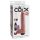 King Cock 11 - realistisk sprutande dildo (28 cm) - naturfärg