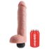 King Cock 11 - realistisk sprutande dildo (28 cm) - naturfärg