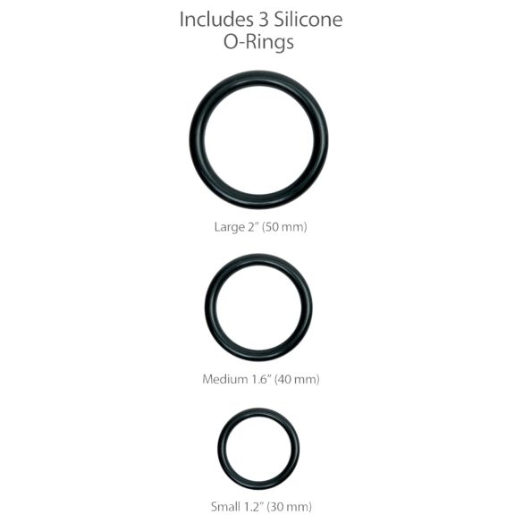 King Cock 7 - strap-on dildo med sele - svart