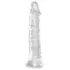 King Cock Clear 8 - stor dildo med sugkopp (20 cm)