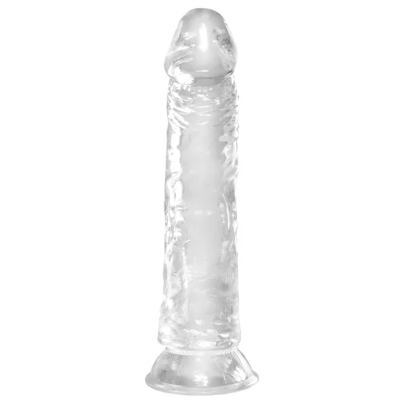 King Cock Clear 8 - stor dildo med sugkopp (20 cm)