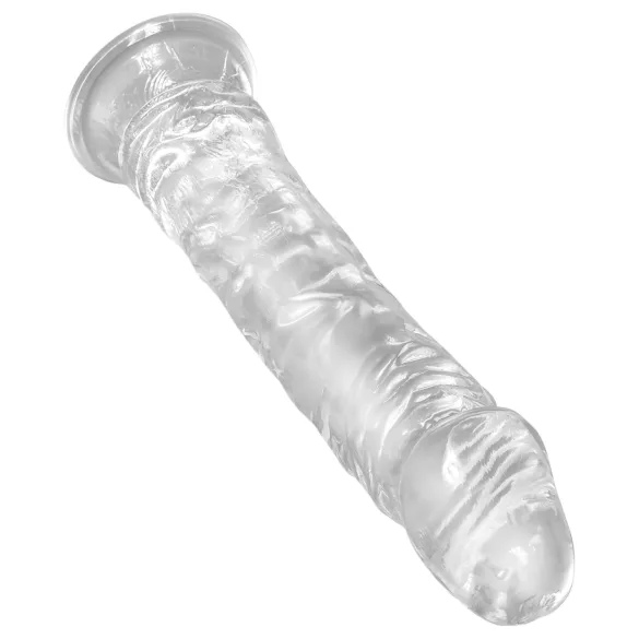 King Cock Clear 8 - stor dildo med sugkopp (20 cm)